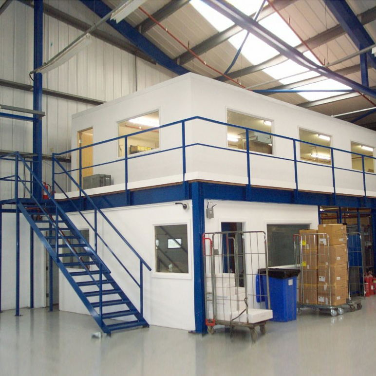 Office with Cargos Storage Mezzanine Racking WLD
