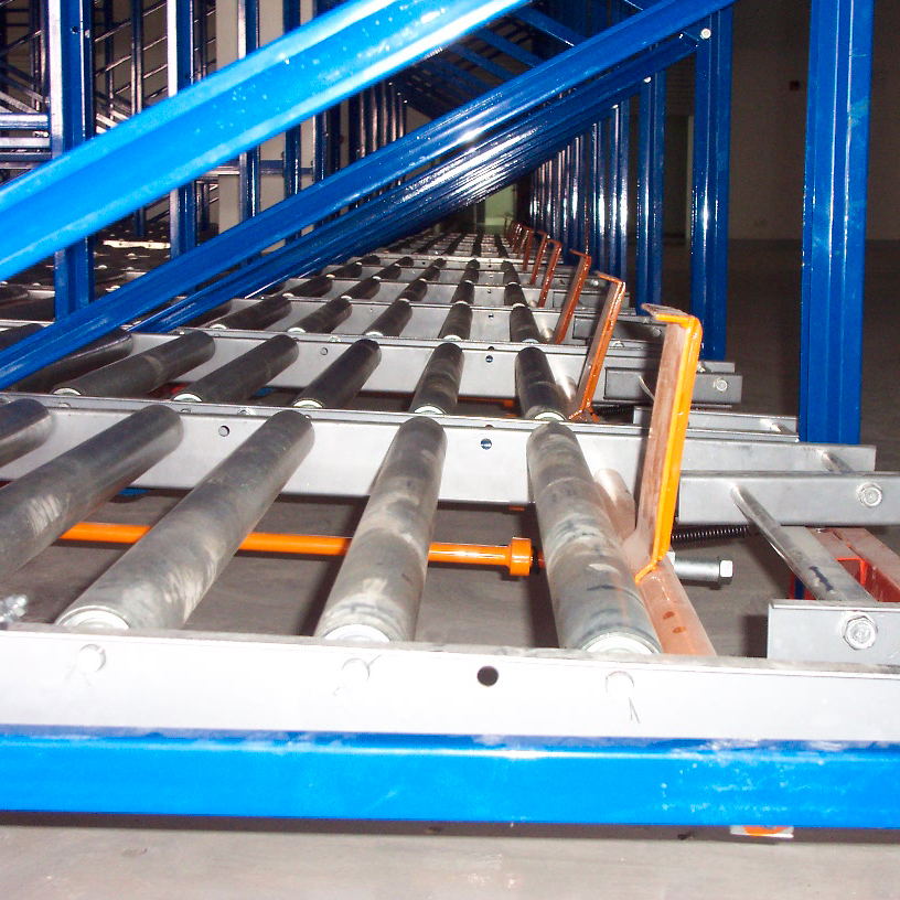 Galvanized Rollers Type Gravity Flow Racking | WLD